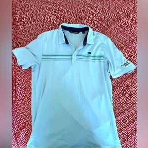 Travis Mathew Polo Shirt with World Golf Village Slammer logo